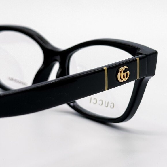 NEW GUCCI GG0635O 004 BLACK WOMEN EYEGLASSES GUCCI - Picture 8 of 11